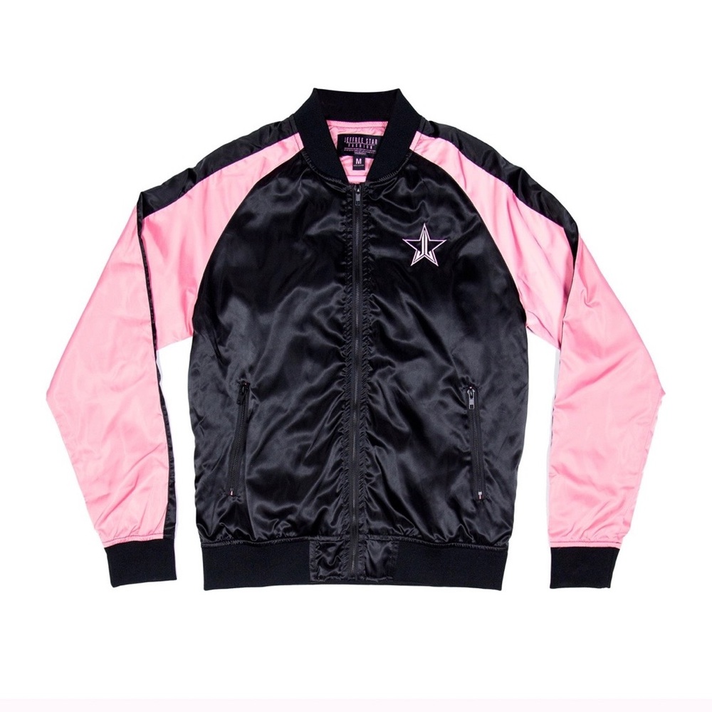 Jeffree Star Pink Bomber jacket. NWT SIZE LARGE